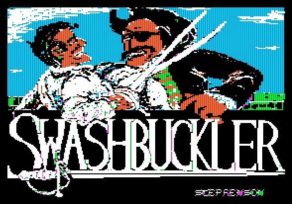 Swashbuckler title screen