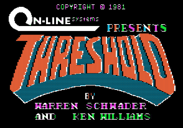 Threshold title screen